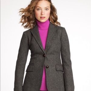 J.Crew Hacking Jacket in Houndstooth Size 4